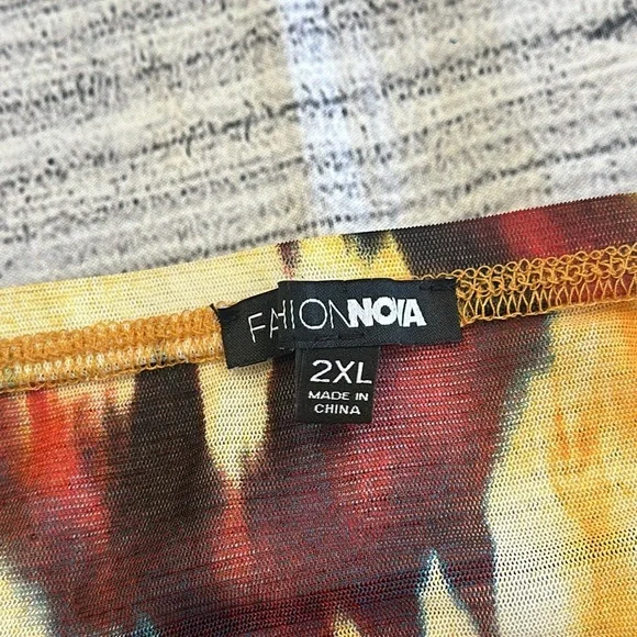 Fashion Nova • Bodysuit and Pants Combo • Sz 2X • NEW! - Picture 7 of 16